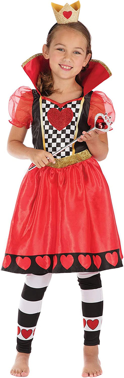 Bristol Novelty Children's Queen of Hearts Costume