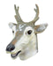Bristol Novelty BM272 Stag/Deer Mask, Grey & White, One Size