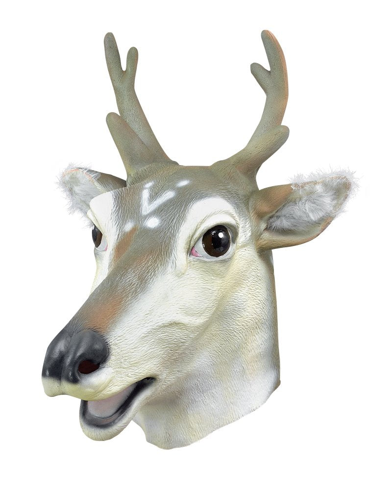 Bristol Novelty BM272 Stag/Deer Mask, Grey & White, One Size