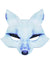 Bristol Novelty-PM170 Máscara de lobo blanco en EVA, color, talla única (PM170