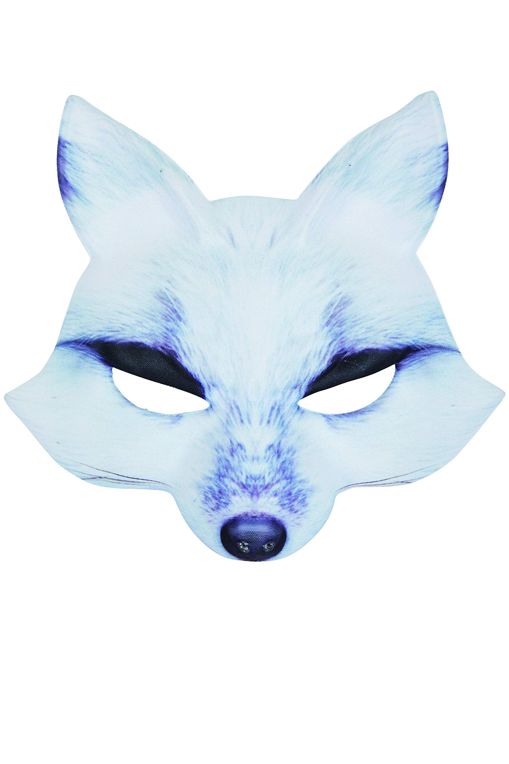 Bristol Novelty-PM170 Máscara de lobo blanco en EVA, color, talla única (PM170