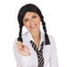Bristol Novelty BW040 Schoolgirl Wig Black