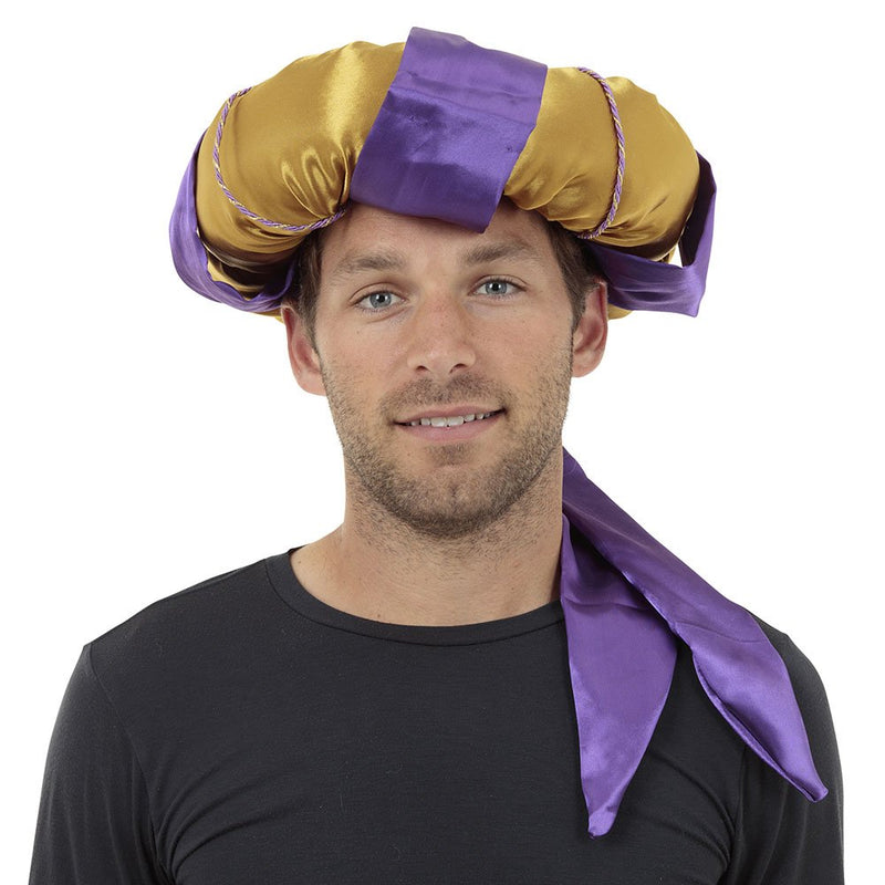 Bristol Novelty BH436 Sultan Hat, Mens, Gold, One Size