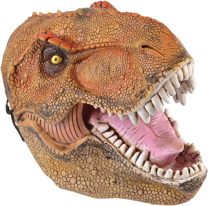 Bristol Novelty BM506 Dinosaur PVC Adult Mask, Unisex, One Size