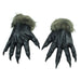 Bristol Novelty Unisex Wolf | Black Brown Pack of 1 hands, Black and Brown, One Size UK