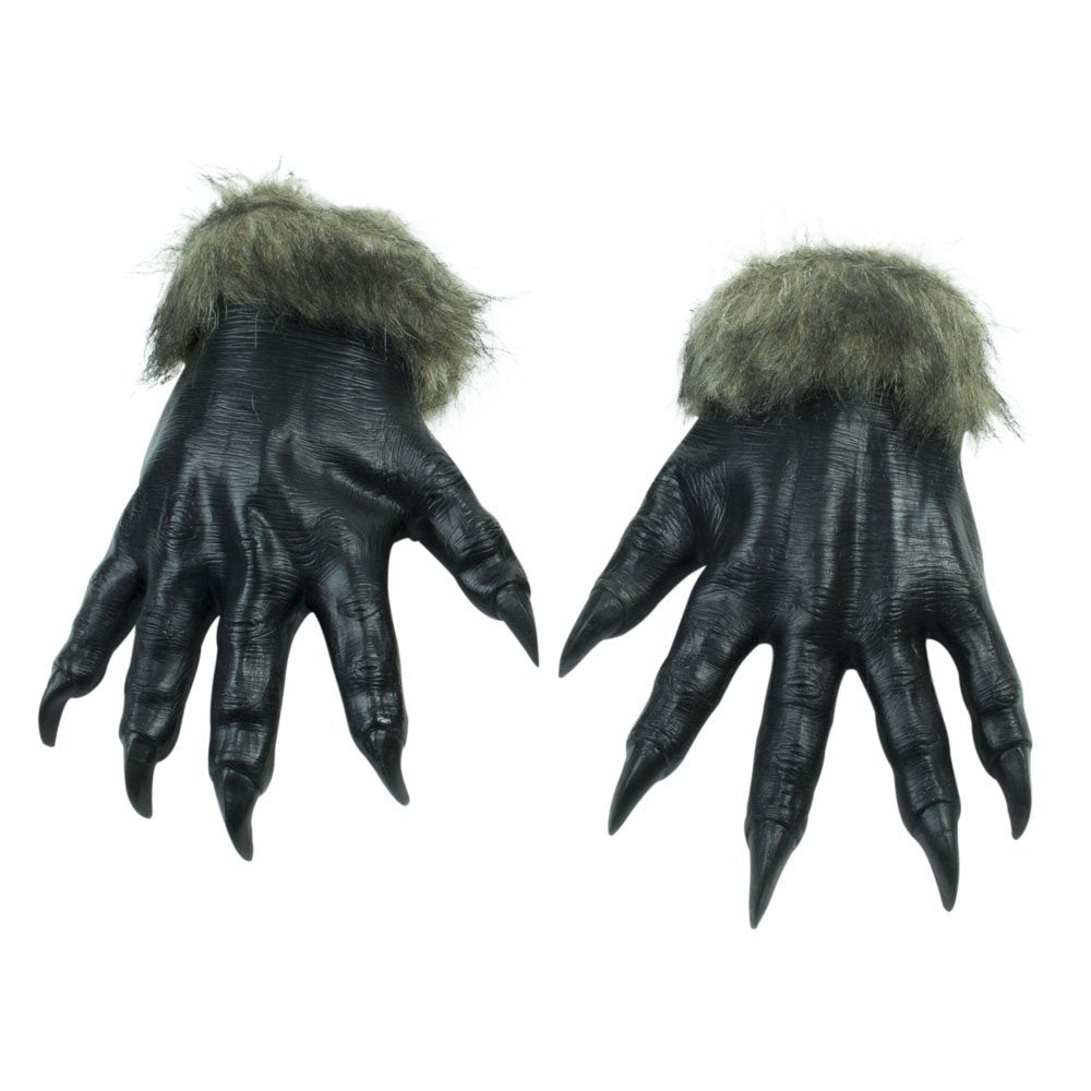 Bristol Novelty Unisex Wolf | Black Brown Pack of 1 hands, Black and Brown, One Size UK