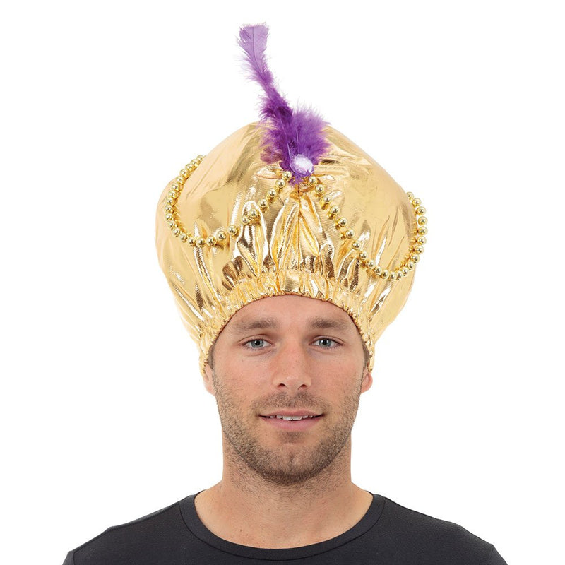 Bristol Novelty BH401 Arabian Hat with Beads and Jewels, Unisex-Adult, One Size