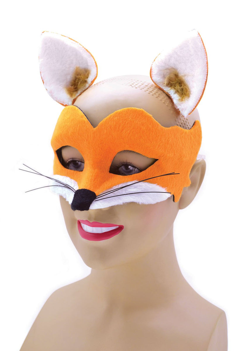 Bristol Novelty-EM713 Juego para disfraz de zorro (máscara y orejas), color naranja, blanco, Talla única (EM713