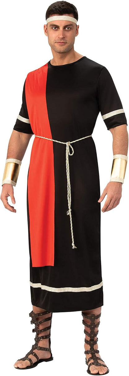 Bristol Novelty AC341 Roman Caesar Costume set | For Men | Black, Standard