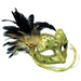 Gold Eye Mask On Headband With Braided Eye Pattern