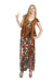 Bristol Novelty Damen Hippie-Kleid-Kostüm mit Blumen-Design