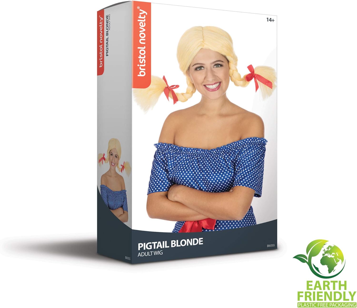 Bristol Novelty womens Pigtail Blonde Wig | For Women Blonde Accessory, Multicolor, One Size UK