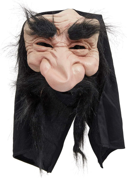 Bristol Novelty, Maschera da Gnomo con Cappuccio e Barba, Taglia Unica