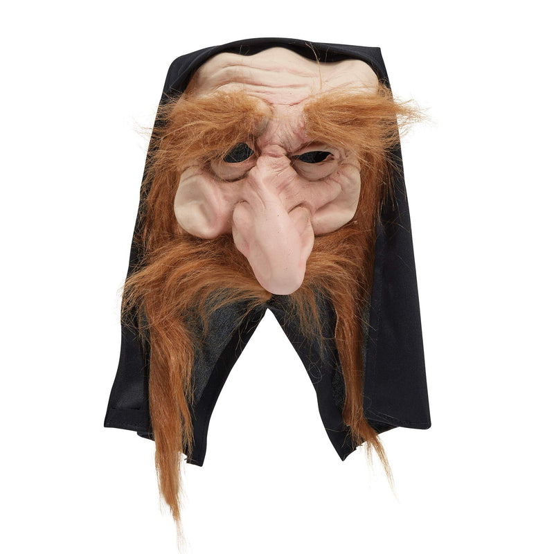 Bristol Novelty, Maschera da Gnomo con Cappuccio e Barba, Taglia Unica