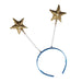 Bristol Novelty GJ275 Head Boppers Gold Stars Costume Accessory Set, unisex-adult, Multi-Colour, One Size