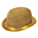 Bristol Novelty BH445 Gold Bowler Hat Lurex, Unisex-Adult, One Size