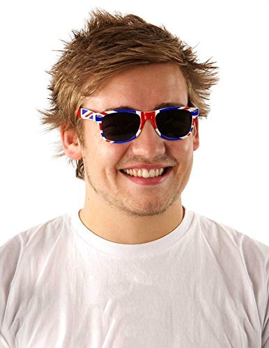 Bristol Novelty Unisex Erwachsene Union Jack Sonnenbrille