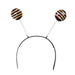Yellow & Black Sequin Bumble Bee Head Boppers on Headband (accesorio de disfraz