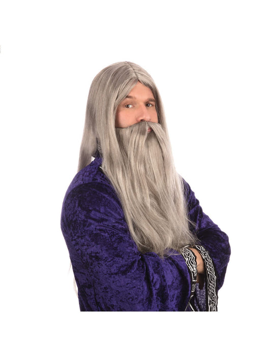 Bristol Novelty BW660 Wizard Wig and Long Beard, White, One Size