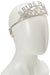 Bristol Novelty-BA1758 Tiara con Purpurina e inscripción «Bride To Be», Color Plateado, Talla única (BA1758