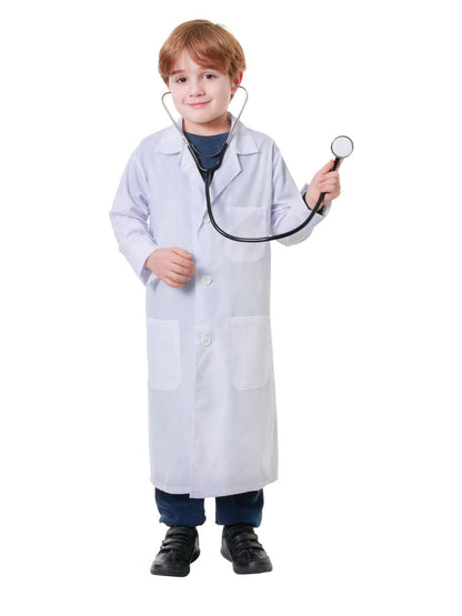 Bristol Novelty CC309 Blouse de médecin pour déguisement d’enfant, blanche, taille