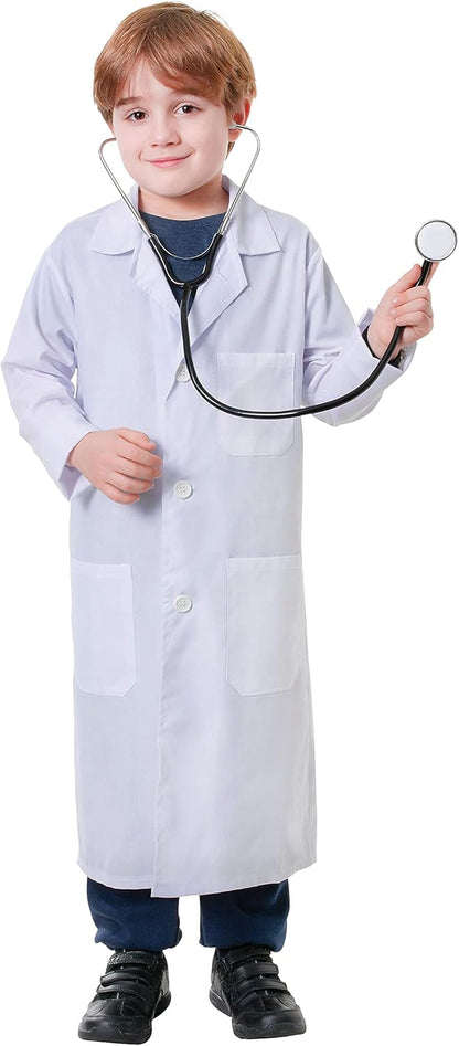 Bristol Novelty CC309 Blouse de médecin pour déguisement d’enfant, blanche, taille