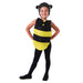 Bristol Novelty DS173 Children Costume | Bumble Bee Dress-Up Kit | Black and Yellow | Pack of 1, girls, One Size