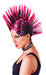 Bristol Novelty womens Mohican Female Wig | For Women Pink, and Black Accessory, Pink Black, One Size UK