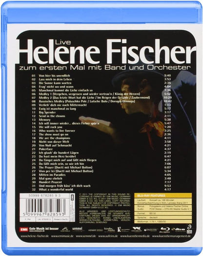 Fischer, Helene - Helene Fischer - Live/Zum ersten Mal mit Band und Orchester  (1 Blu-ray