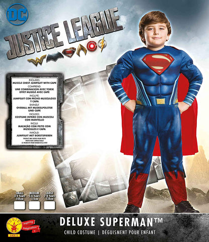Rubie's Official DC Justice League Deluxe Superman, Children Costume