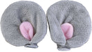 Bristol Novelty MD214 Mouse Ears (Clip On) | Gray Pack of 1, Womens, Grey/Pink, One Size