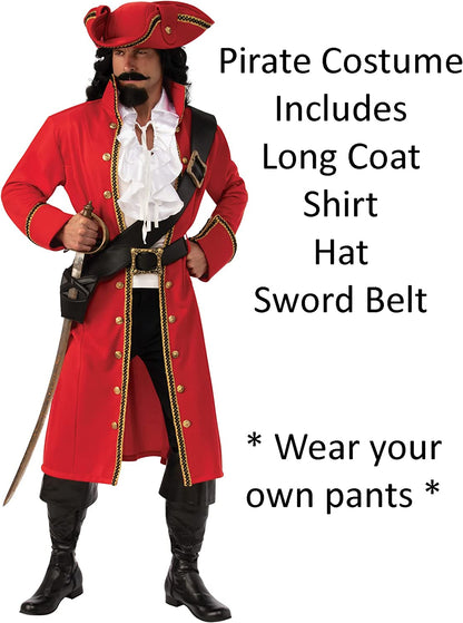 Rubie's Pirate Captain Costume for Adults