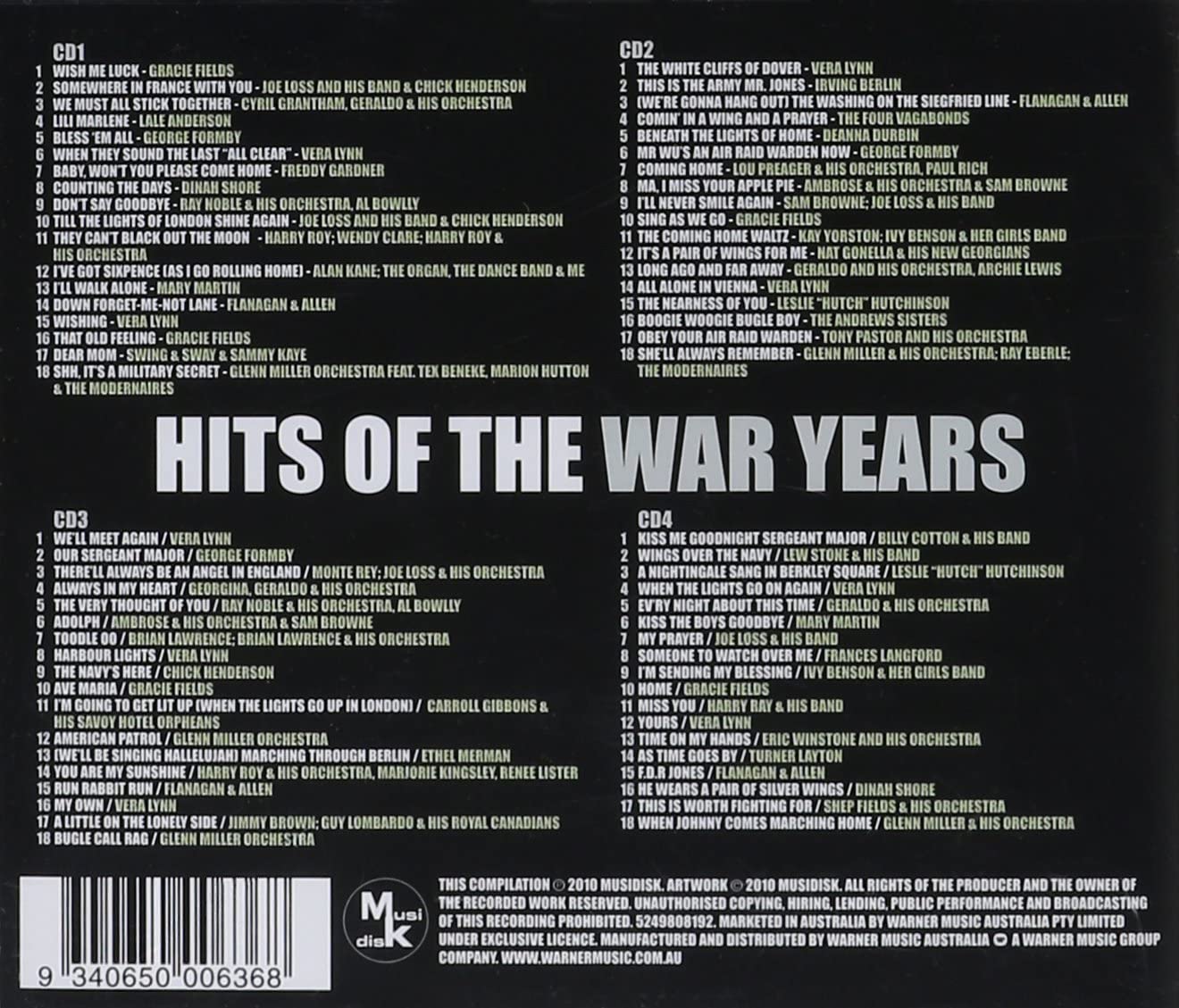 Hits of the War Years