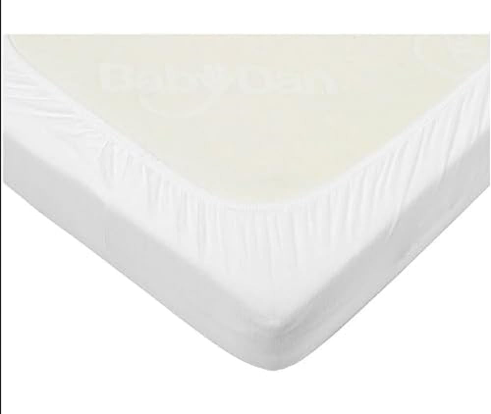 Baby Dan Waterproof Fitted Sheet for Carry Cot Bedwetting Sheet White (75x30 cm