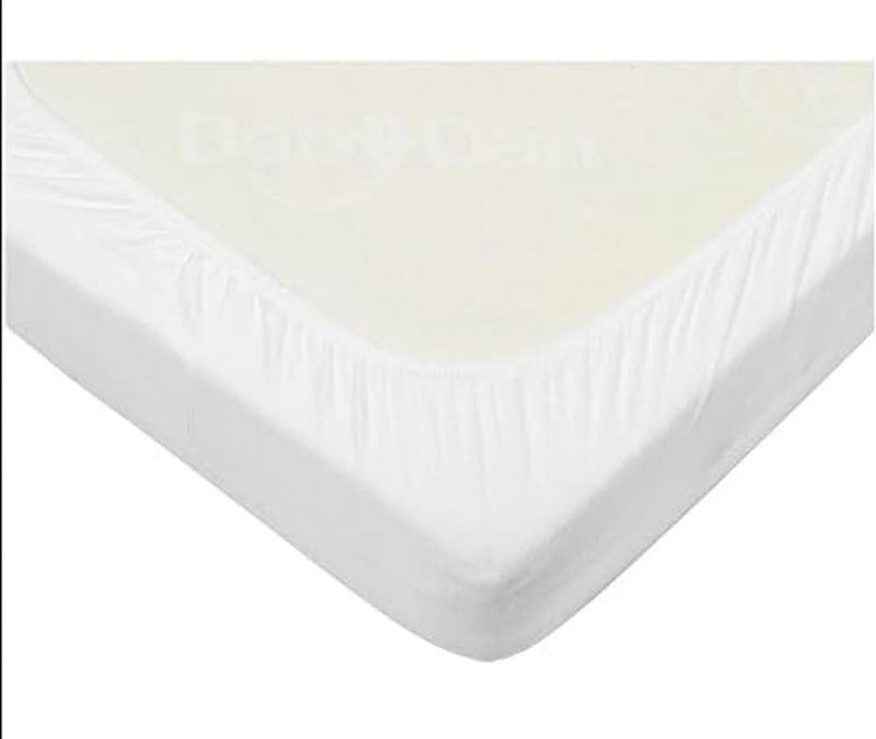 Baby Dan Waterproof Fitted Sheet for Carry Cot Bedwetting Sheet White (75x30 cm