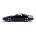 Jada- Kitt Coche fantástico Metal 1:24 con Luces Coleccionismo, Color negro, Talla Única (253255000
