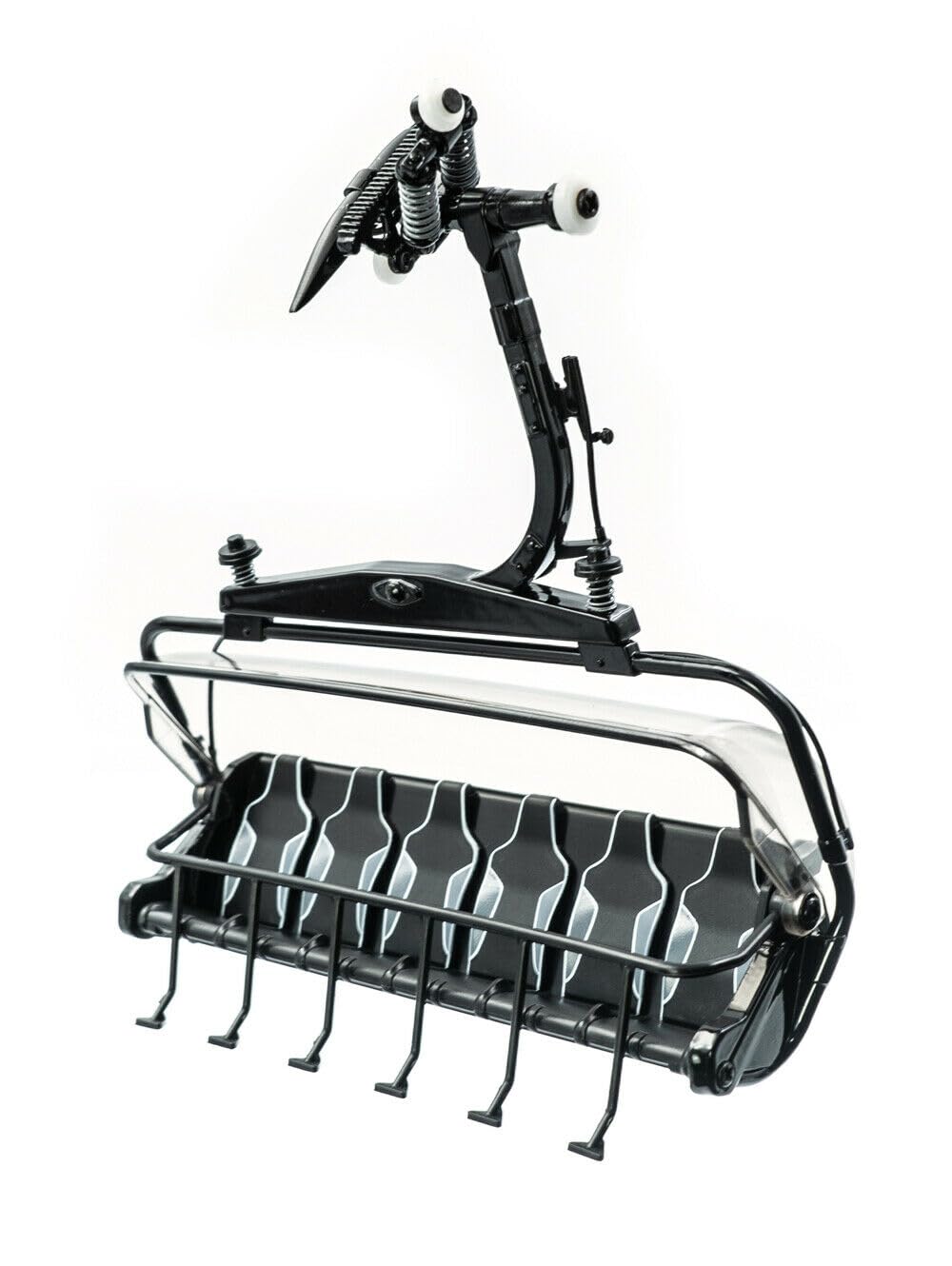 Jagerndorfer ZETEL 6 PERS. D-LINE ZWART/GRIJS 1:32