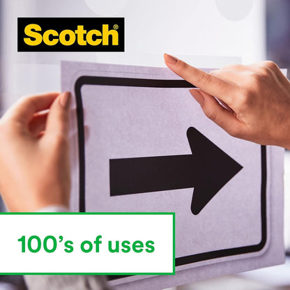 Scotch Magic Invisible Tape, 1 Roll on Hand Held Dispenser 19mm x 25m - General Purpose Sticky Tape for Document Repair, Labelling & Sealing