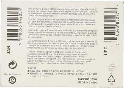 Epson Ribbon ERC-09 for M160 163 164 180, Black, Genuine
