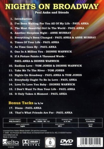 Paul Anka & Friends - Nights On Broadway