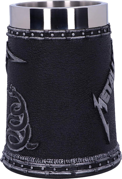 Nemesis Now B5220R0 Officially Licensed Metallica Black Album Tankard, 14.5cm