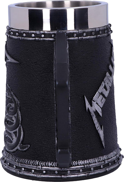Nemesis Now B5220R0 Officially Licensed Metallica Black Album Tankard, 14.5cm