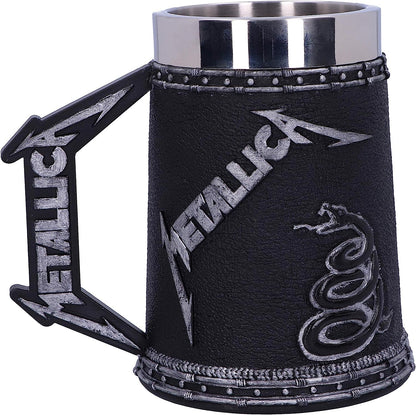 Nemesis Now B5220R0 Officially Licensed Metallica Black Album Tankard, 14.5cm