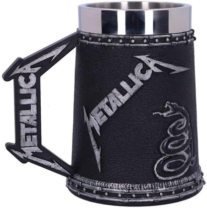 Nemesis Now B5220R0 Officially Licensed Metallica Black Album Tankard, 14.5cm