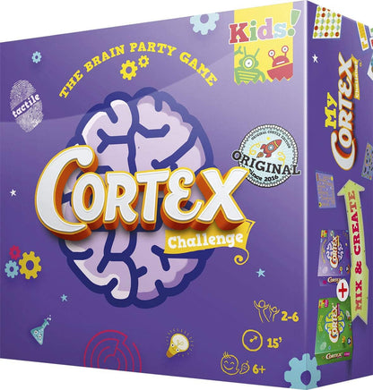 Zygomatic | Cortex Challenge: Kids | Card Game | Ages 6+ | 2-6 Players | 15 Minutes Playing Time