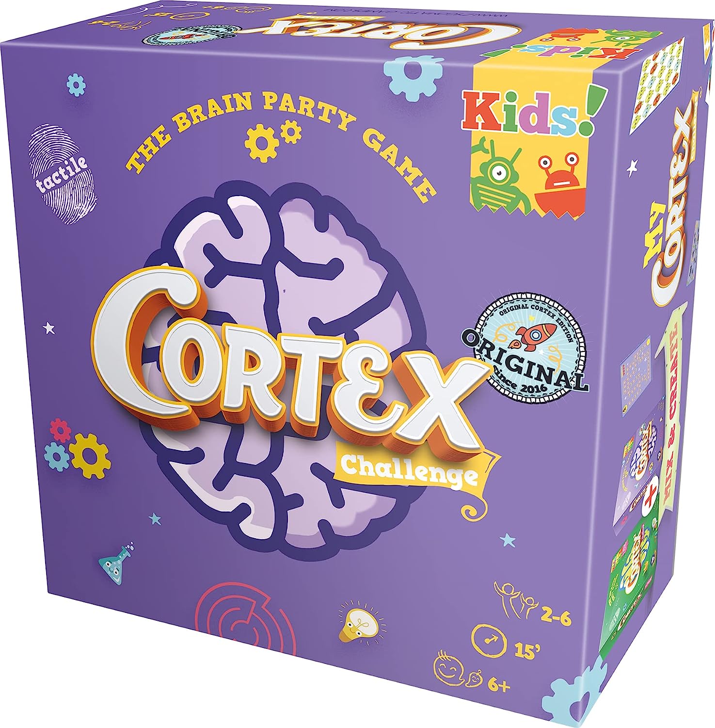 Zygomatic | Cortex Challenge: Kids | Card Game | Ages 6+ | 2-6 Players | 15 Minutes Playing Time