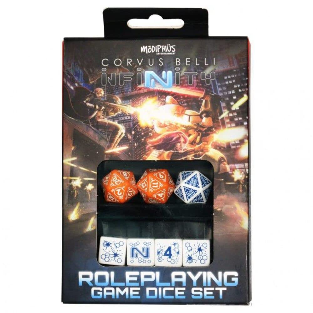 Infinity RPG Dice Set Yu Jing Set of 7