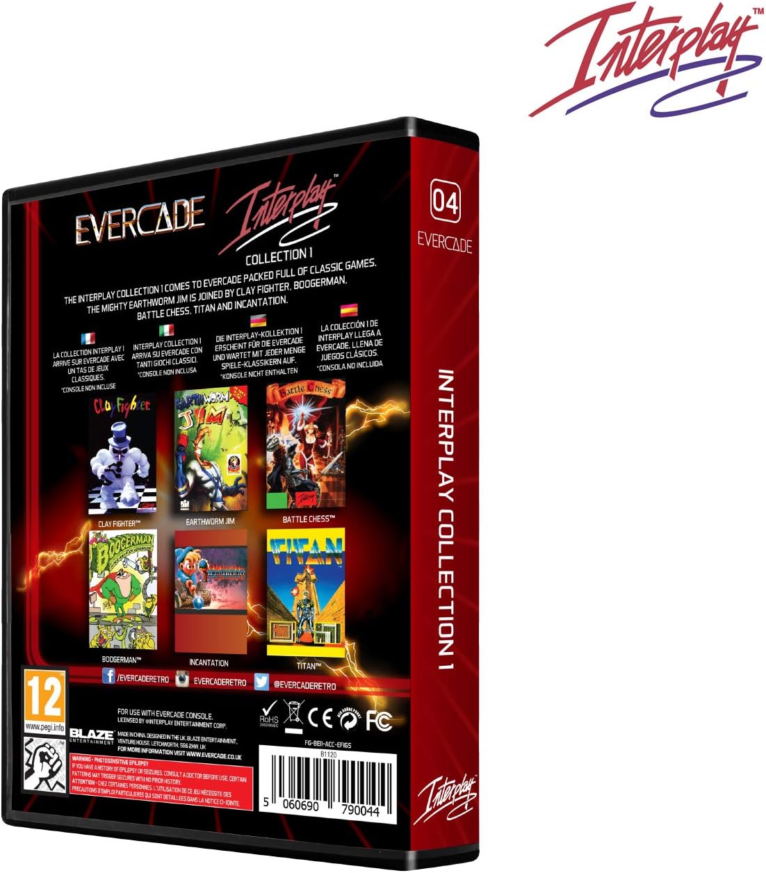 Evercade Interplay Cartridge 1 (Electronic Games
