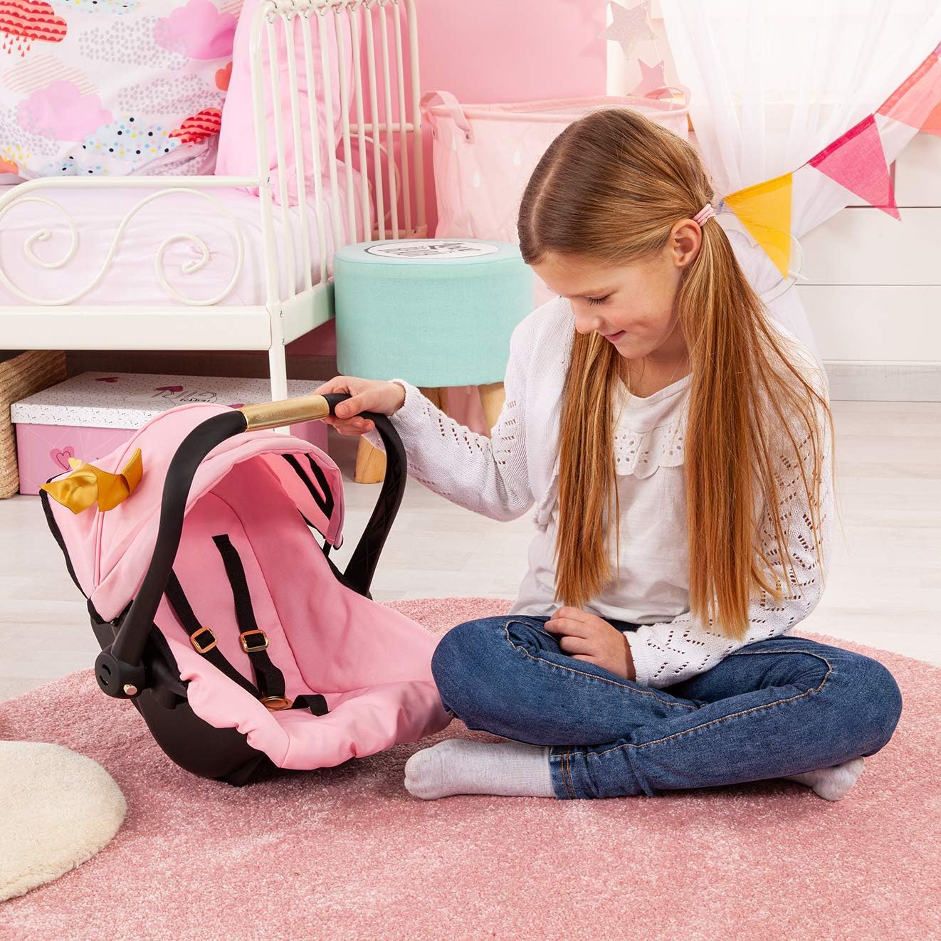 Dolls car seat, carry seat, baby doll accessories, suitable for the NEO Vario dolls pram