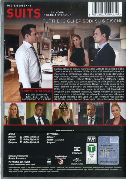 Suits - Stagione 09 (3 Dvd) - (Italian Import)